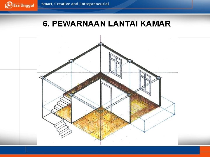 6. PEWARNAAN LANTAI KAMAR 