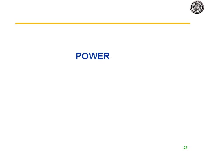 POWER 23 POWER 23