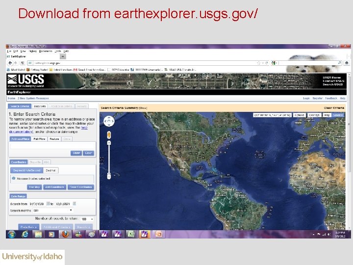 Download from earthexplorer. usgs. gov/ 