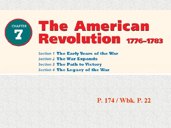 P. 174 / Wbk. P. 22 
