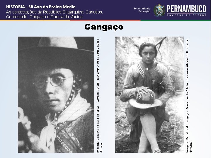 Imagem: Retratos do cangaço - Maria Bonita / Autor: Benjamin Abraão Botto / public