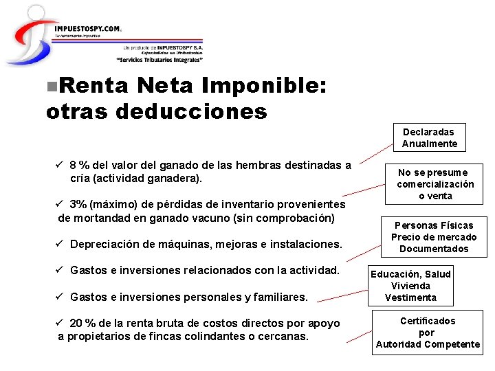 EL IMPUESTO A LA RENTA DE LAS ACTIVIDADES