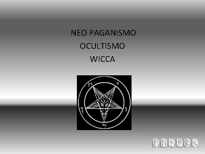 NEO PAGANISMO OCULTISMO WICCA 