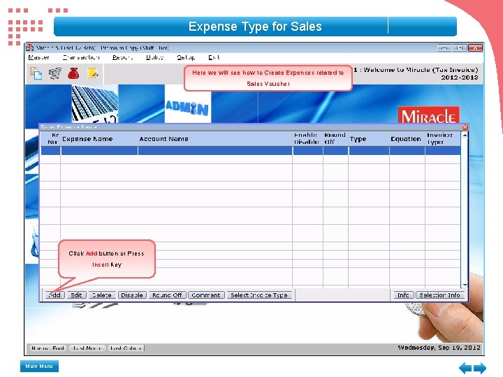 Expense Type for Sales Here we will see how to Create Expenses related to Expense Type for Sales Here we will see how to Create Expenses related to