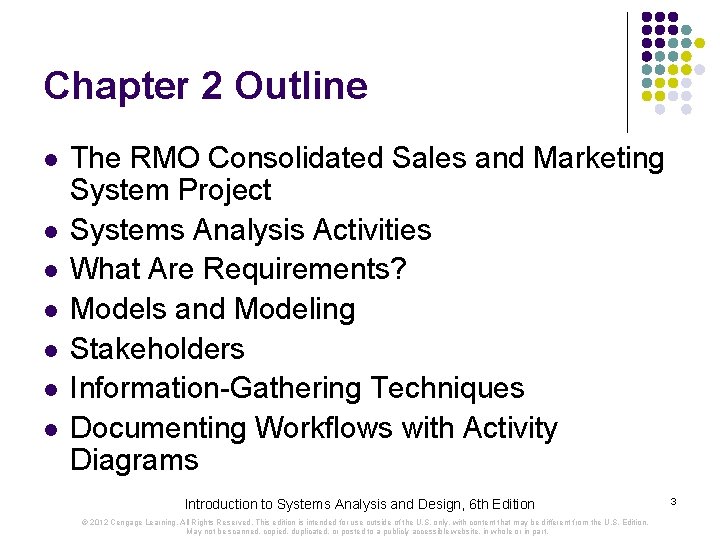 Chapter 2 Outline l l l l The RMO Consolidated Sales and Marketing System Chapter 2 Outline l l l l The RMO Consolidated Sales and Marketing System