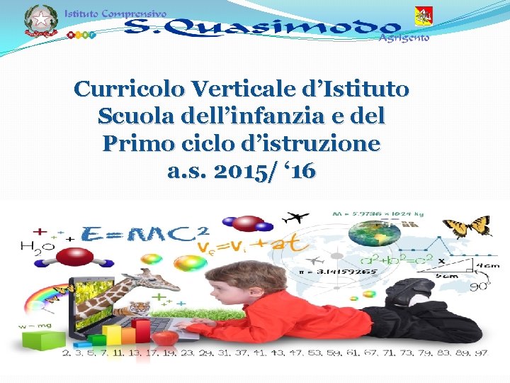 Curricolo Verticale d’Istituto Scuola dell’infanzia e del Primo ciclo d’istruzione a. s. 2015/ ‘ Curricolo Verticale d’Istituto Scuola dell’infanzia e del Primo ciclo d’istruzione a. s. 2015/ ‘