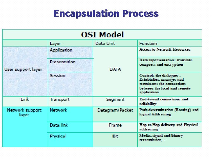 Encapsulation Process 