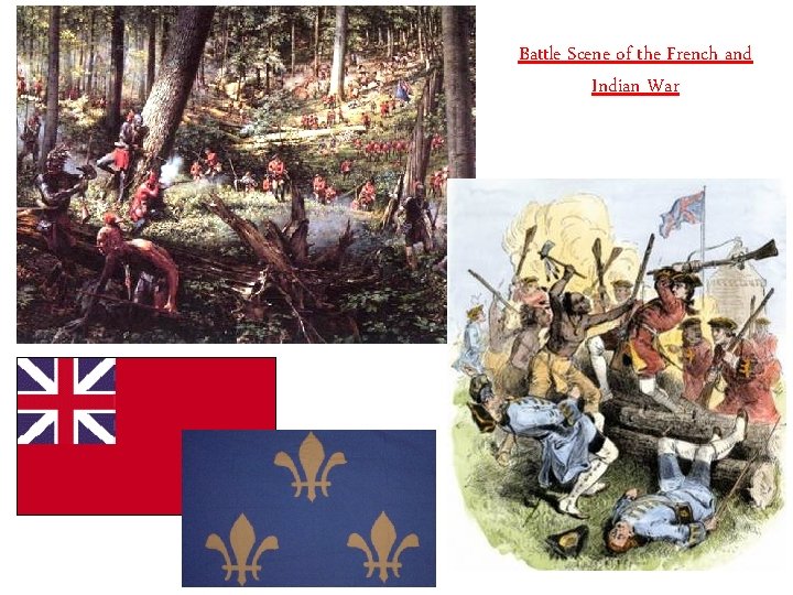 Battle Scene of the French and Indian War 