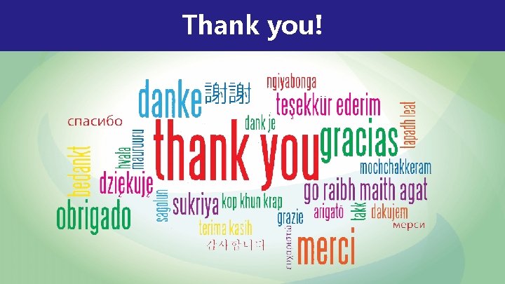 Thank you! Thank you!