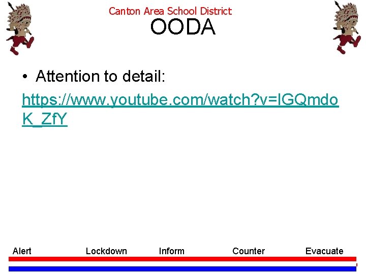 Canton Area School District OODA • Attention to detail: https: //www. youtube. com/watch? v=IGQmdo