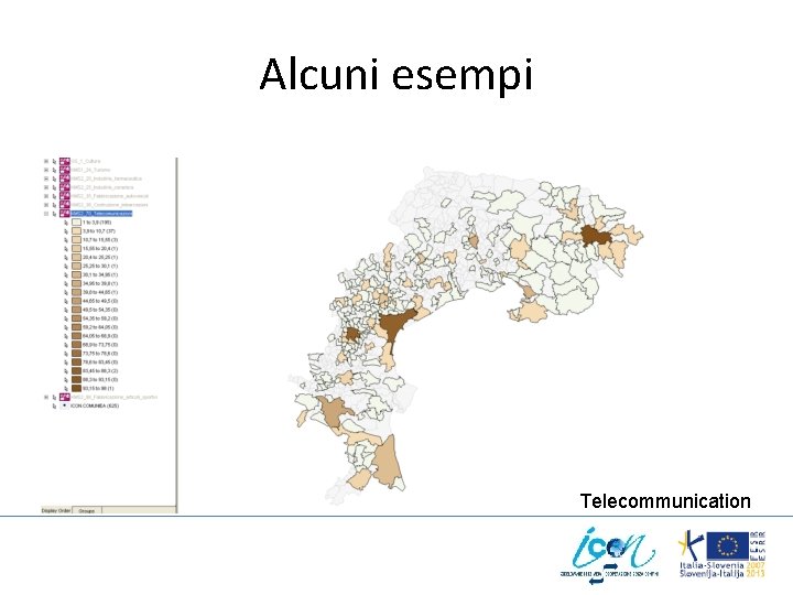 Alcuni esempi Telecommunication 