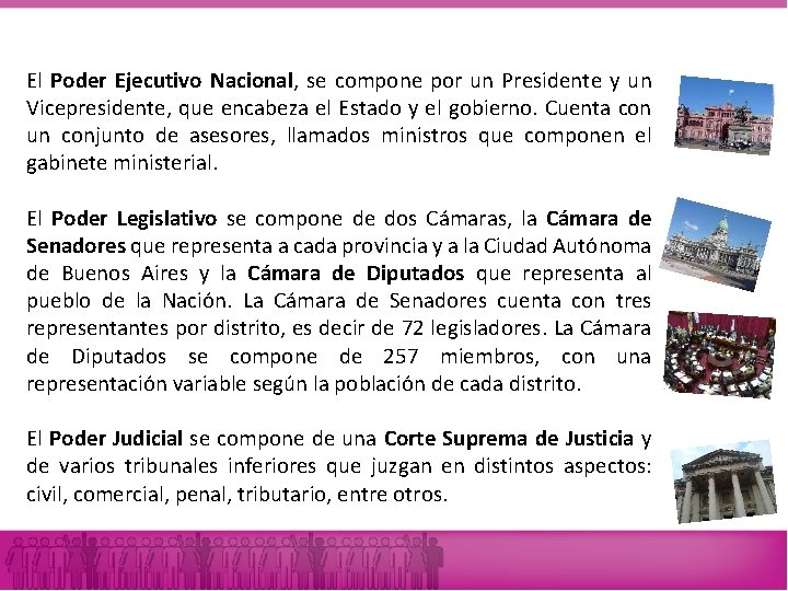 El Poder Ejecutivo Nacional, se compone por un Presidente y un Vicepresidente, que encabeza El Poder Ejecutivo Nacional, se compone por un Presidente y un Vicepresidente, que encabeza