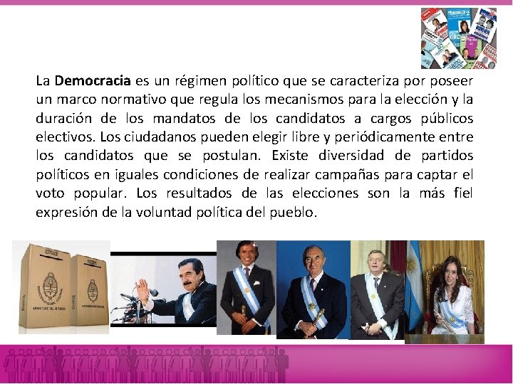 La Democracia es un régimen político que se caracteriza por poseer un marco normativo La Democracia es un régimen político que se caracteriza por poseer un marco normativo