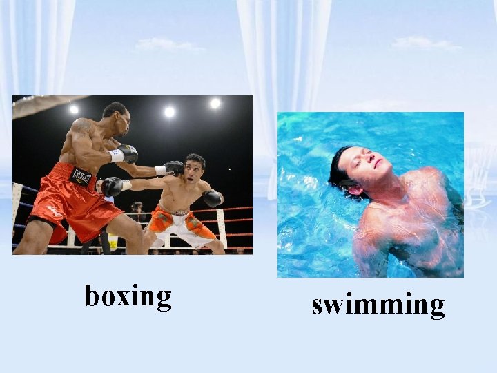 boxing swimming 