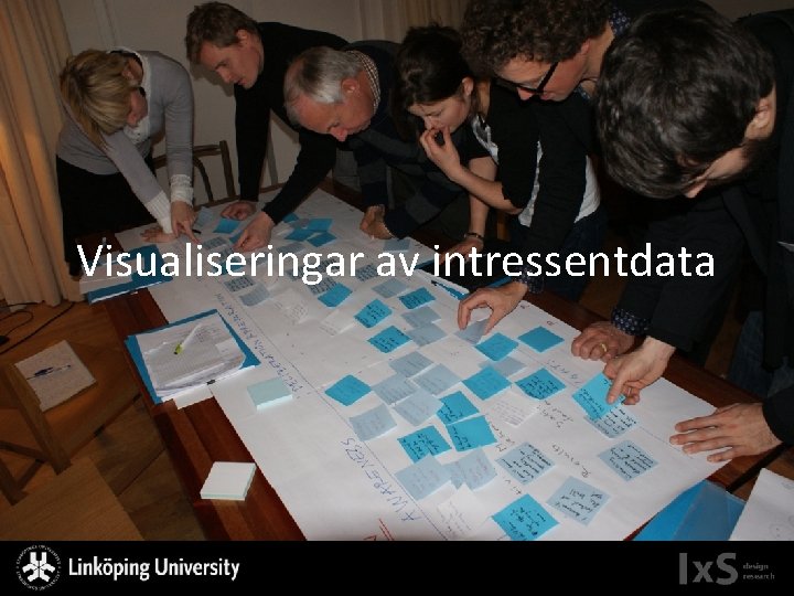 Visualiseringar av intressentdata 