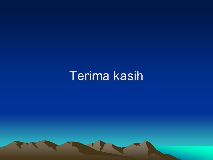 Terima kasih 