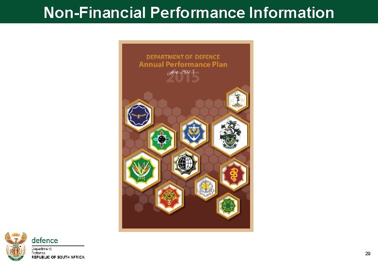 Non-Financial Performance Information 29 