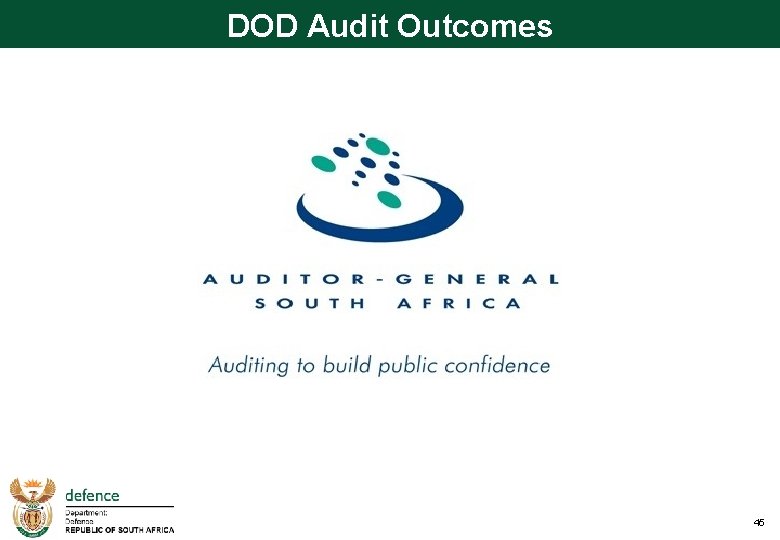 DOD Audit Outcomes 45 