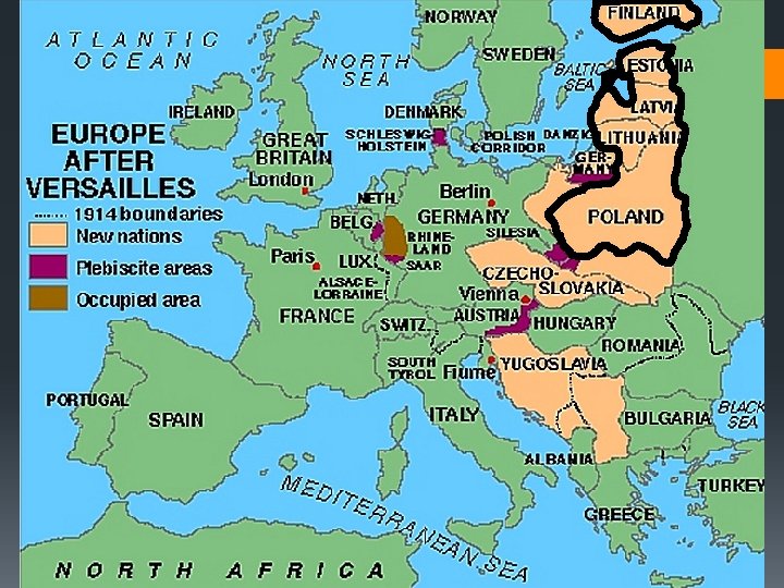 Land Russia Lost: List the countries that gained independence 
