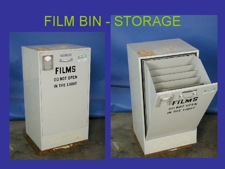 FILM BIN - STORAGE 