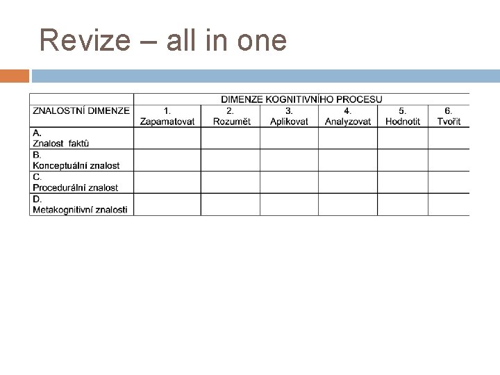 Revize – all in one 