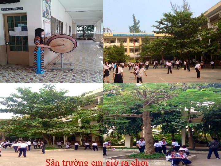 Sân trường em giờ ra chơi 