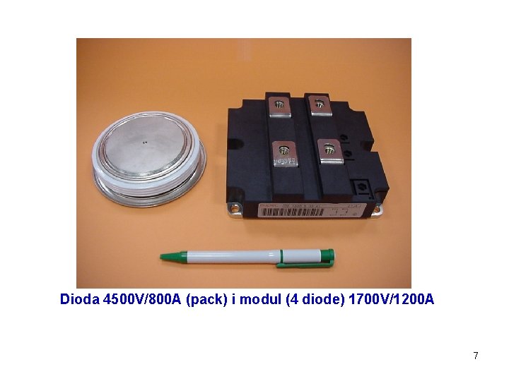 Dioda 4500 V/800 A (pack) i modul (4 diode) 1700 V/1200 A 7 