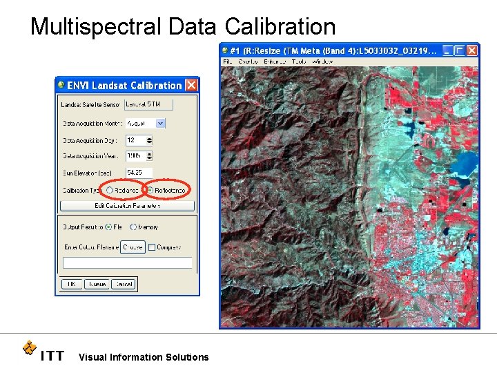 Multispectral Data Calibration Visual Information Solutions 