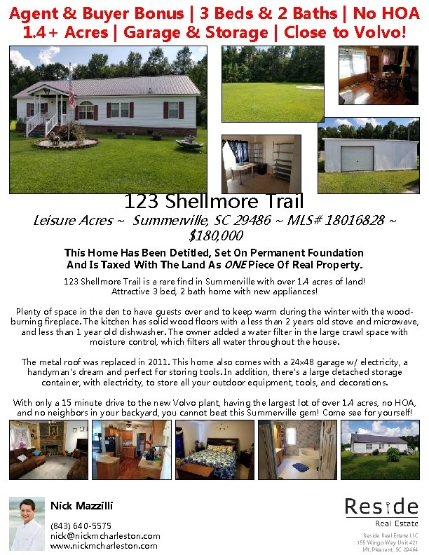 Agent & Buyer Bonus | 3 Beds & 2 Baths | No HOA 1.