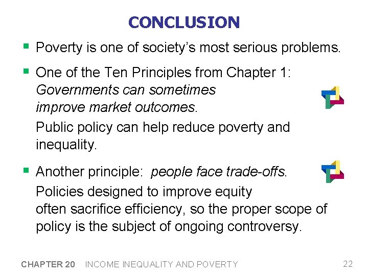 CONCLUSION § Poverty is one of society’s most serious problems. § One of the