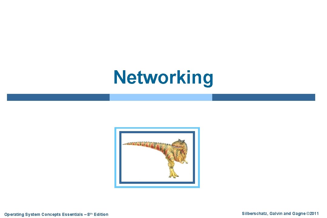 Networking Operating System Concepts Essentials – 8 th Edition Silberschatz, Galvin and Gagne ©