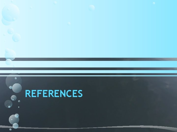 REFERENCES REFERENCES