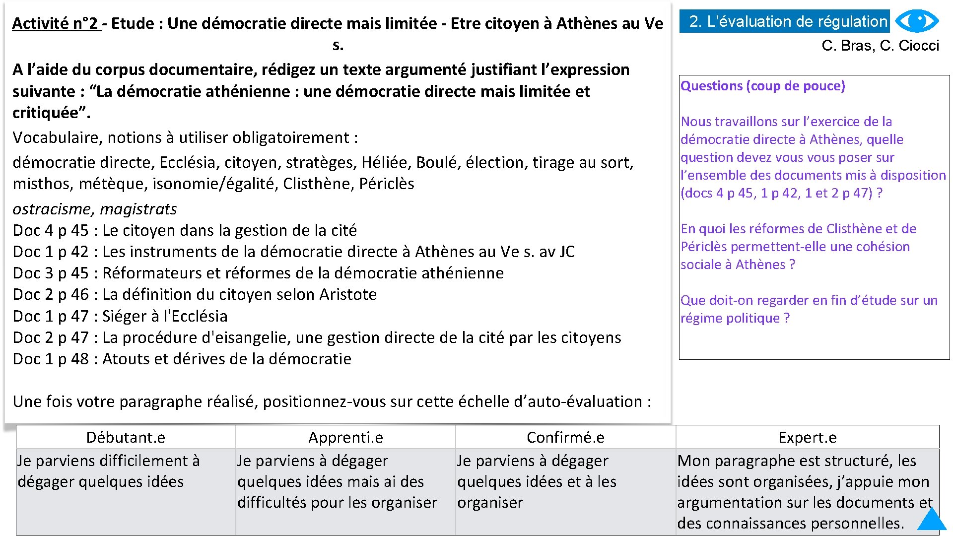 Activité n° 2 - Etude : Une démocratie directe mais limitée - Etre citoyen