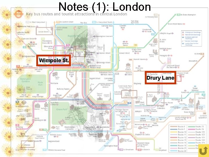 Notes (1): London Wimpole St. Drury Lane 