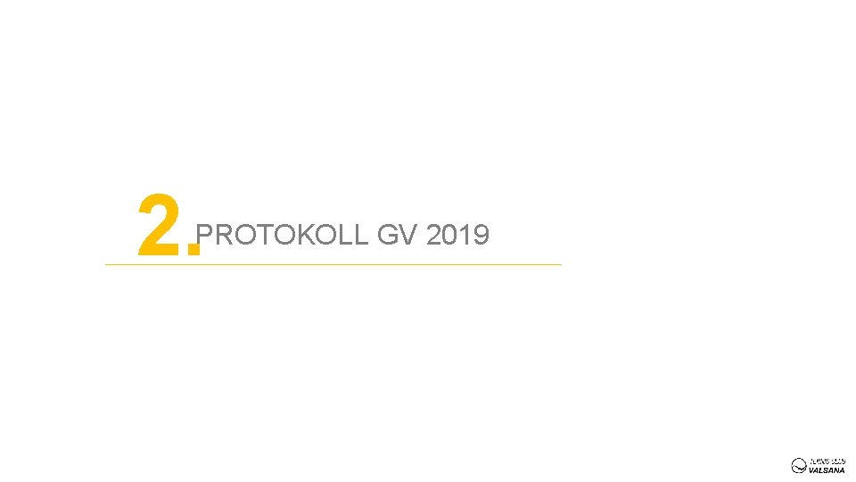 2. PROTOKOLL GV 2019 