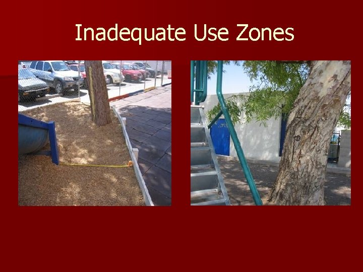 Inadequate Use Zones 