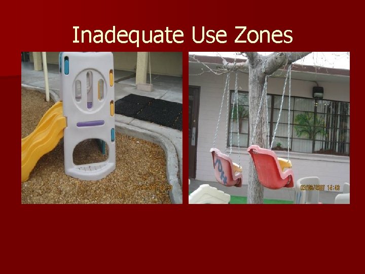 Inadequate Use Zones 