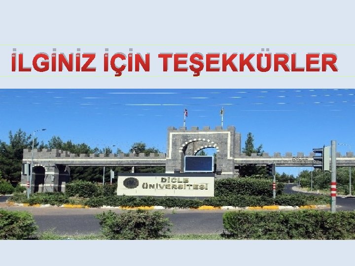 İLGİNİZ İÇİN TEŞEKKÜRLER 