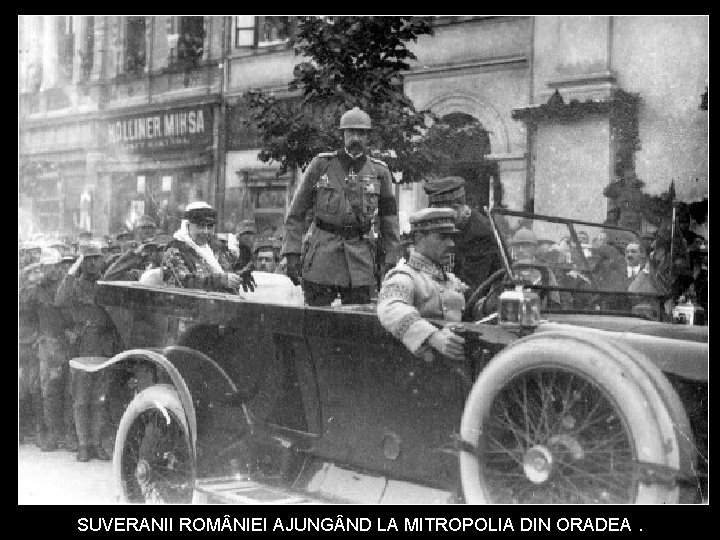 SUVERANII ROM NIEI AJUNG ND LA MITROPOLIA DIN ORADEA. 