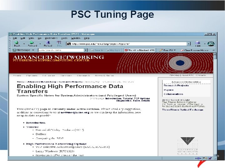 PSC Tuning Page 
