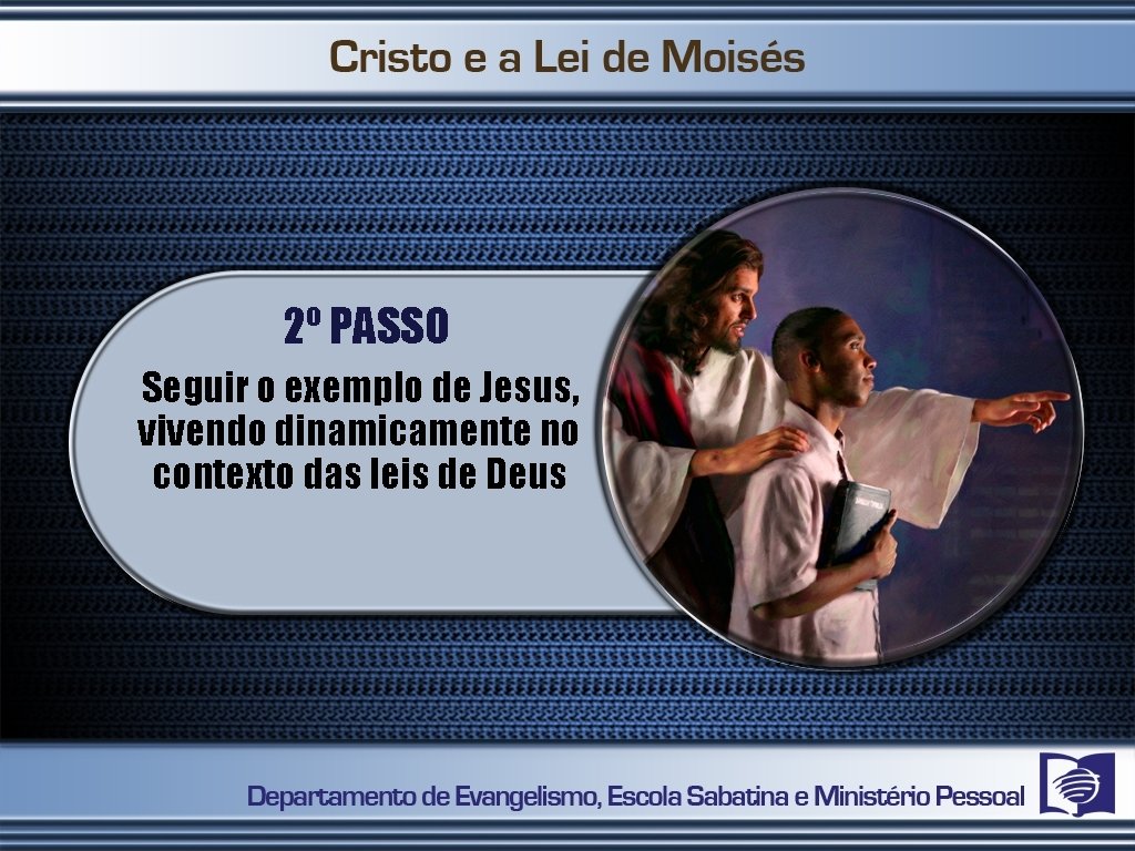 2º PASSO Seguir o exemplo de Jesus, vivendo dinamicamente no contexto das leis de