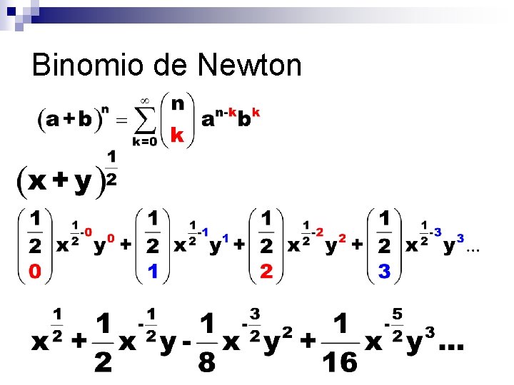Binomio de Newton 