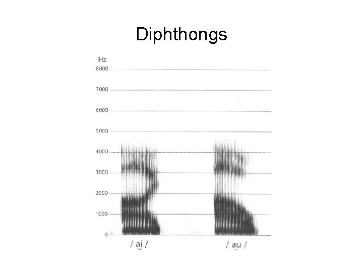 Diphthongs 