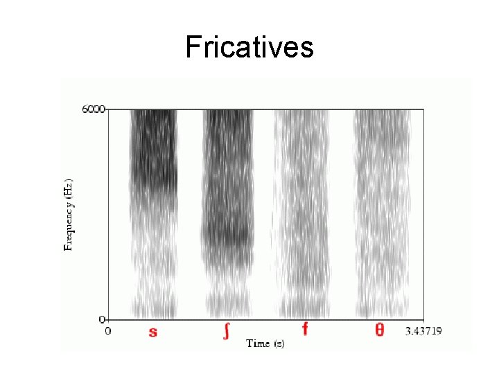 Fricatives 