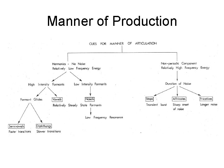 Manner of Production 