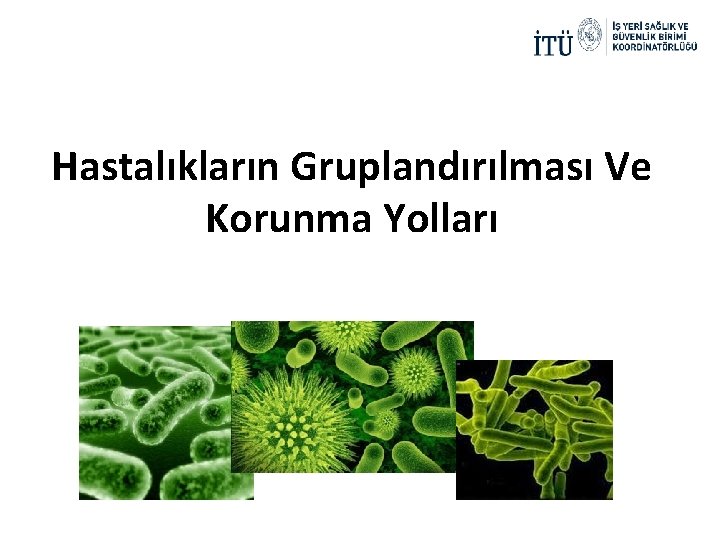 Hastalıkların Gruplandırılması Ve Korunma Yolları 