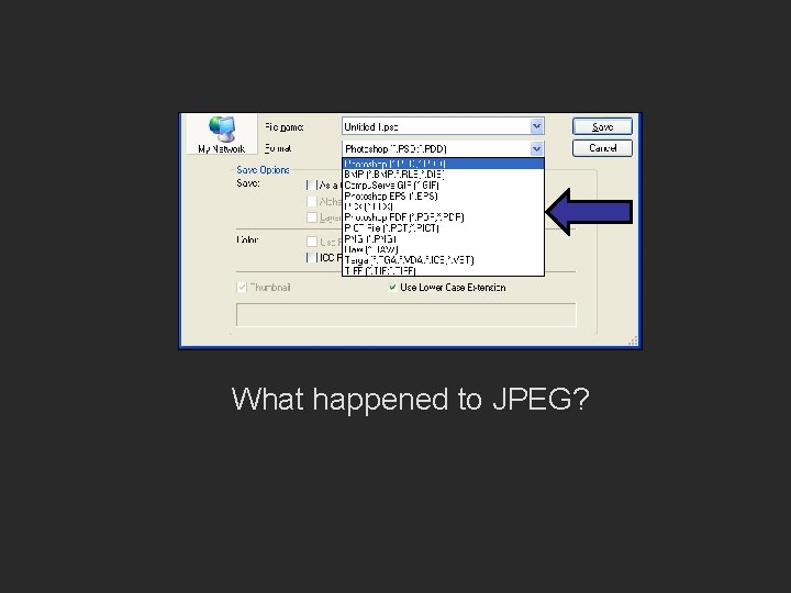 What happened to JPEG? 