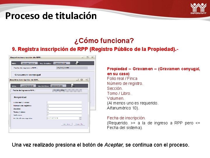 Proceso de titulación ¿Cómo funciona? 9. Registra inscripción de RPP (Registro Público de la