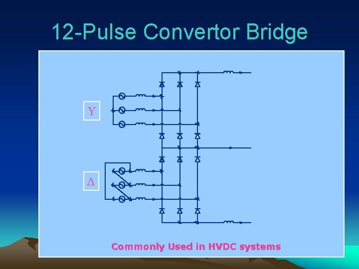 12 -Pulse Convertor Bridge Y Commonly Used in HVDC systems 