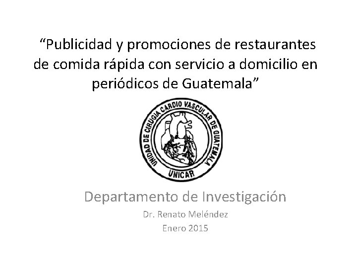  “Publicidad y promociones de restaurantes de comida rápida con servicio a domicilio en